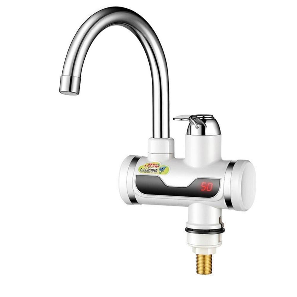Electric Kitchen Water Heater Tap Instant Water Faucet Heater Cold Heating Faucet Tankless Instantaneous Water Heater: Default Title