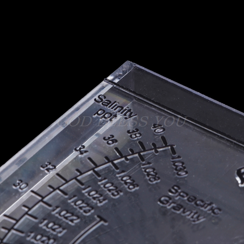 Marine Hydrometer Reef Fish Tank Aquarium Water Salinity Specific Gravity Test