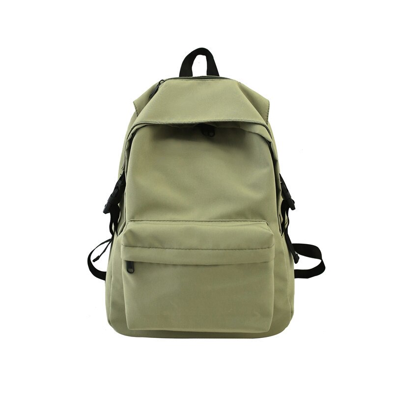 HOCODO Zaino Delle Donne di Nylon Impermeabile Sacchetto di Scuola Per Le Ragazze Adolescenti Multi-Tasca Studente di College Zaini Unisex Borsa Del Computer Portatile SAC: Green / 25cm x14cm x31cm