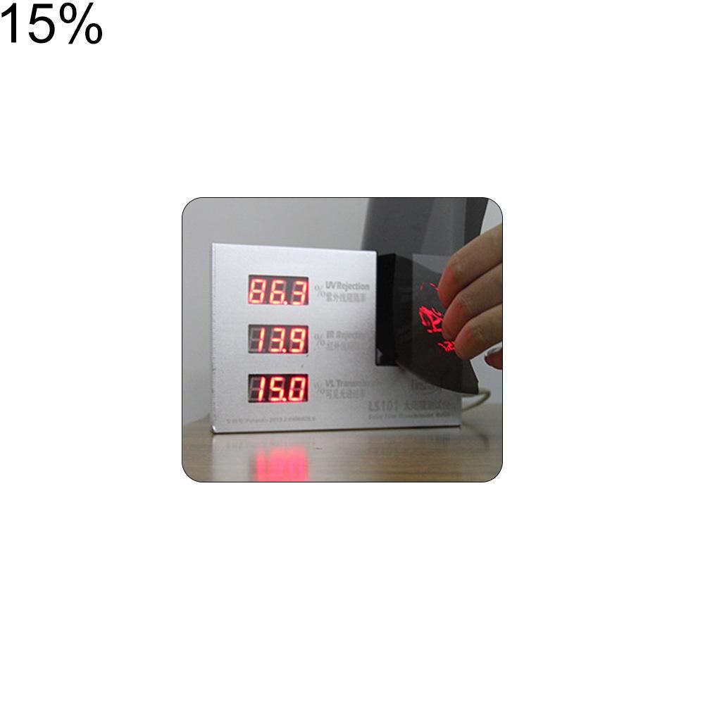 Black Car Window Tint Film Glass Auto Sticker House Commercial Solar Protection Water-resistant High Stickiness Films: Fifteen percent