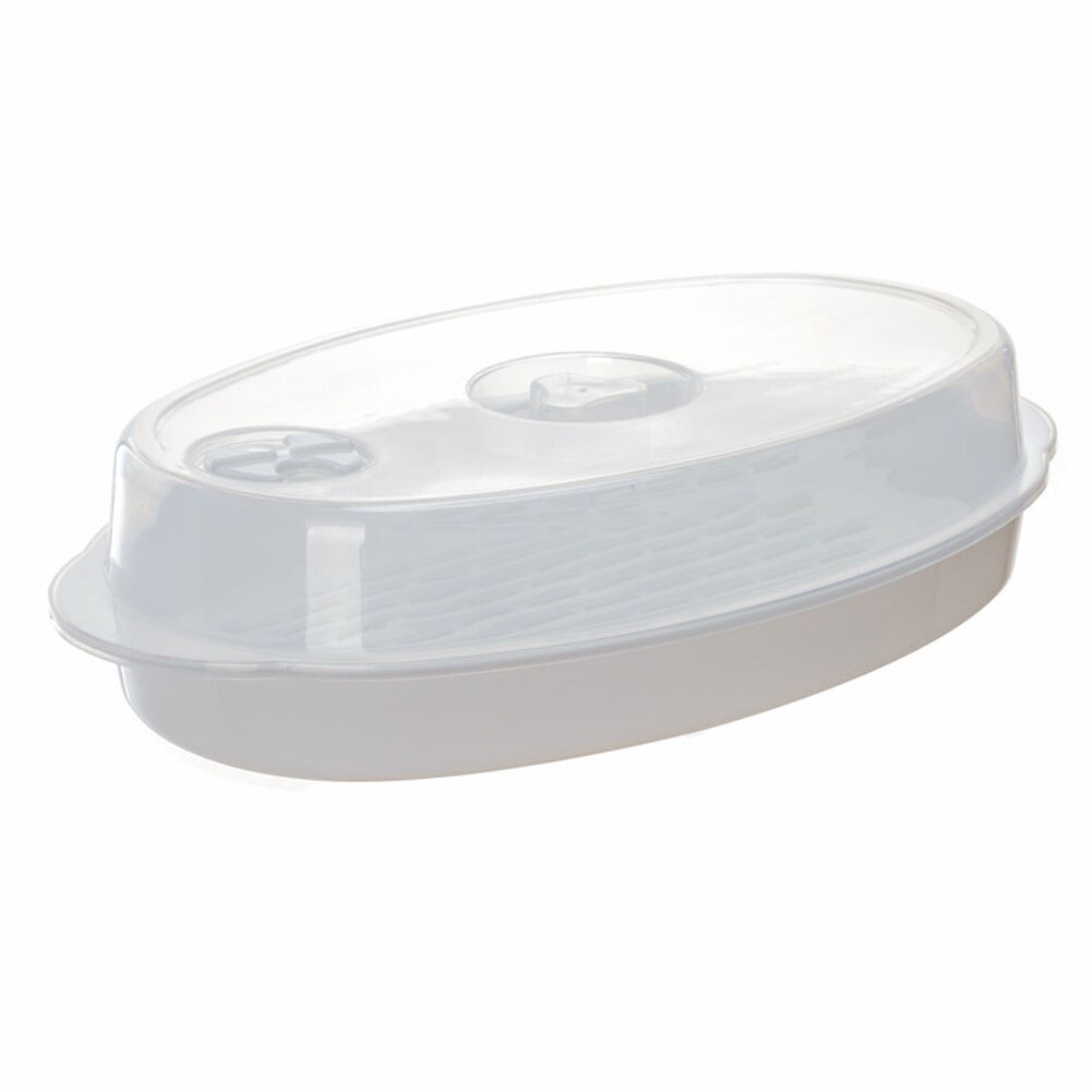 Microwave Fish Steamer Food Containers with Lid Microwave Cookware Steamer Microwave Cooking