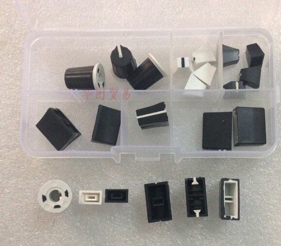 Voor Geluid mixer controle station potentiometer knop drukknop cap suite pioneer pusher cap push button control pakket