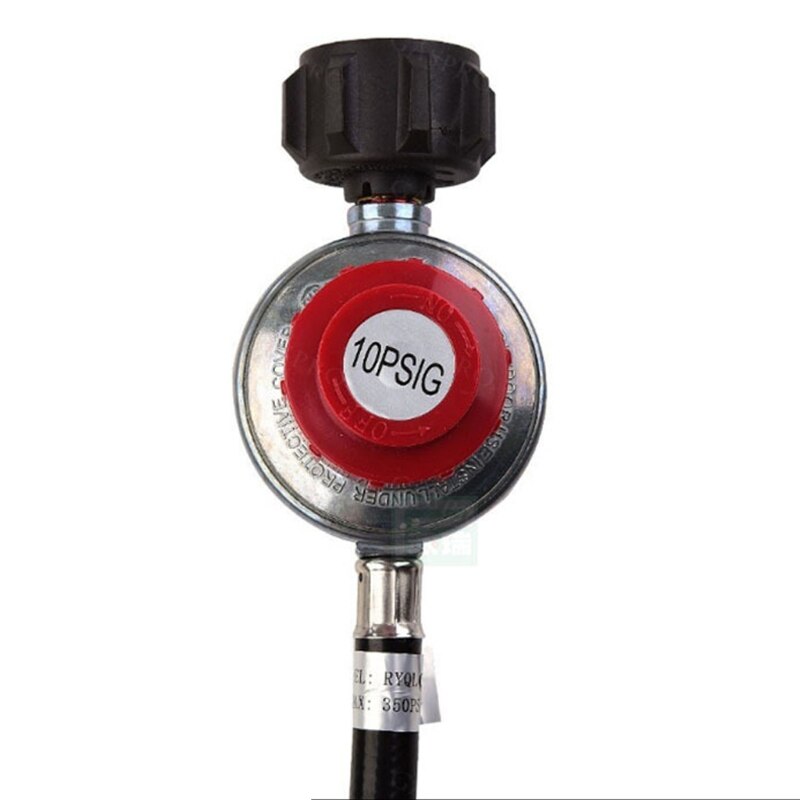 High Pressure LPG Gas Burner 20PSI Pressure Regulator With 1M Hose , for North American Oven Grill, Heater, Fire Pit, G