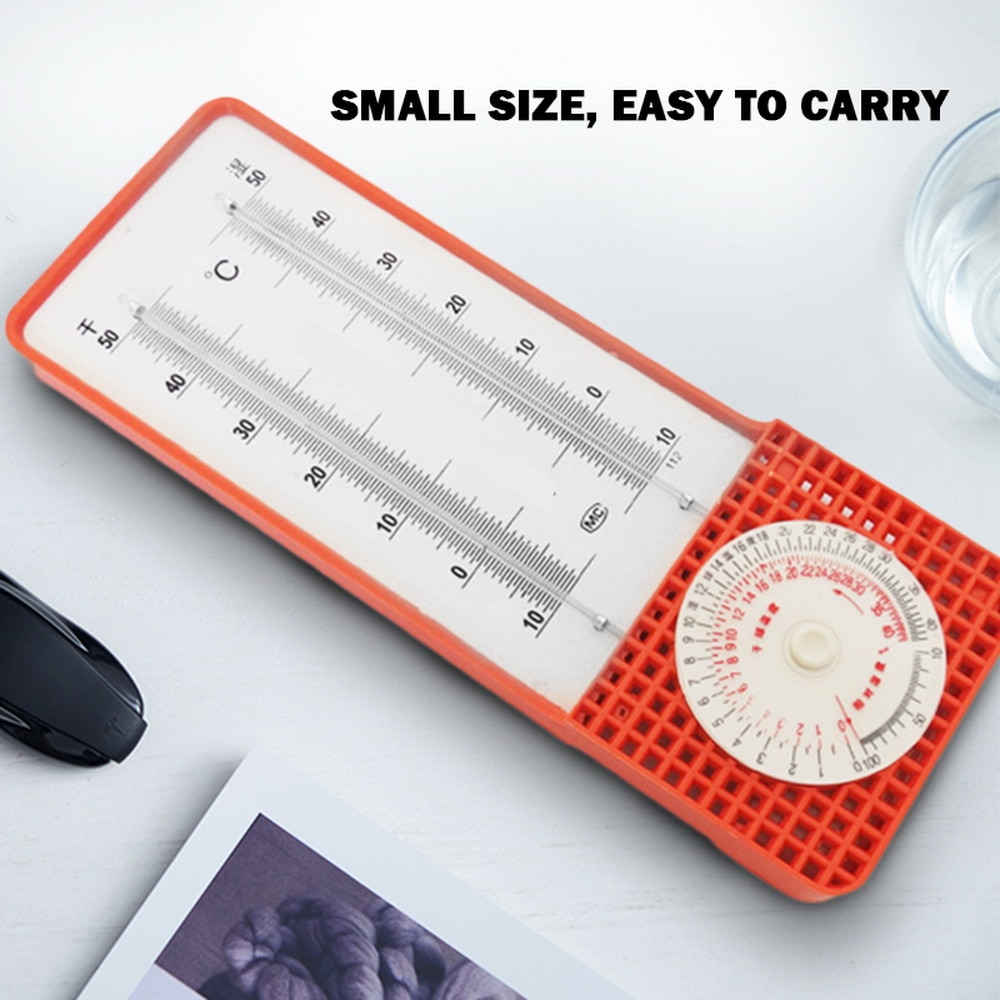 Vertical Dryness meter hygrometer thermometer Monitor for Household Greenhouse Temperature Humidity Monitor Desktop Wall Pass#3