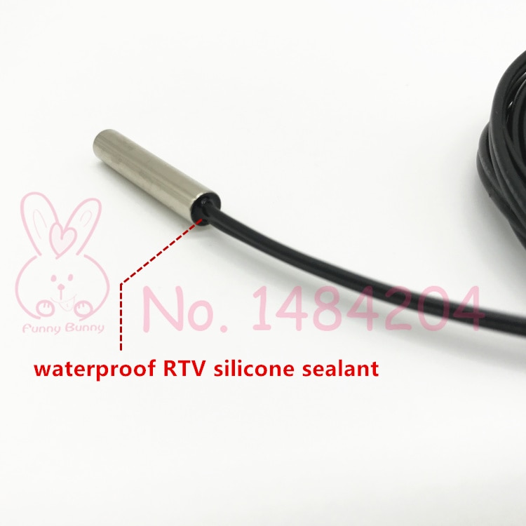 2x NTC 3950 Thermistor Temperature Sensor 5K 10K 15K OHM Probe 5mm*25mm Probe 1.5m Wire 2 PCS Waterproof