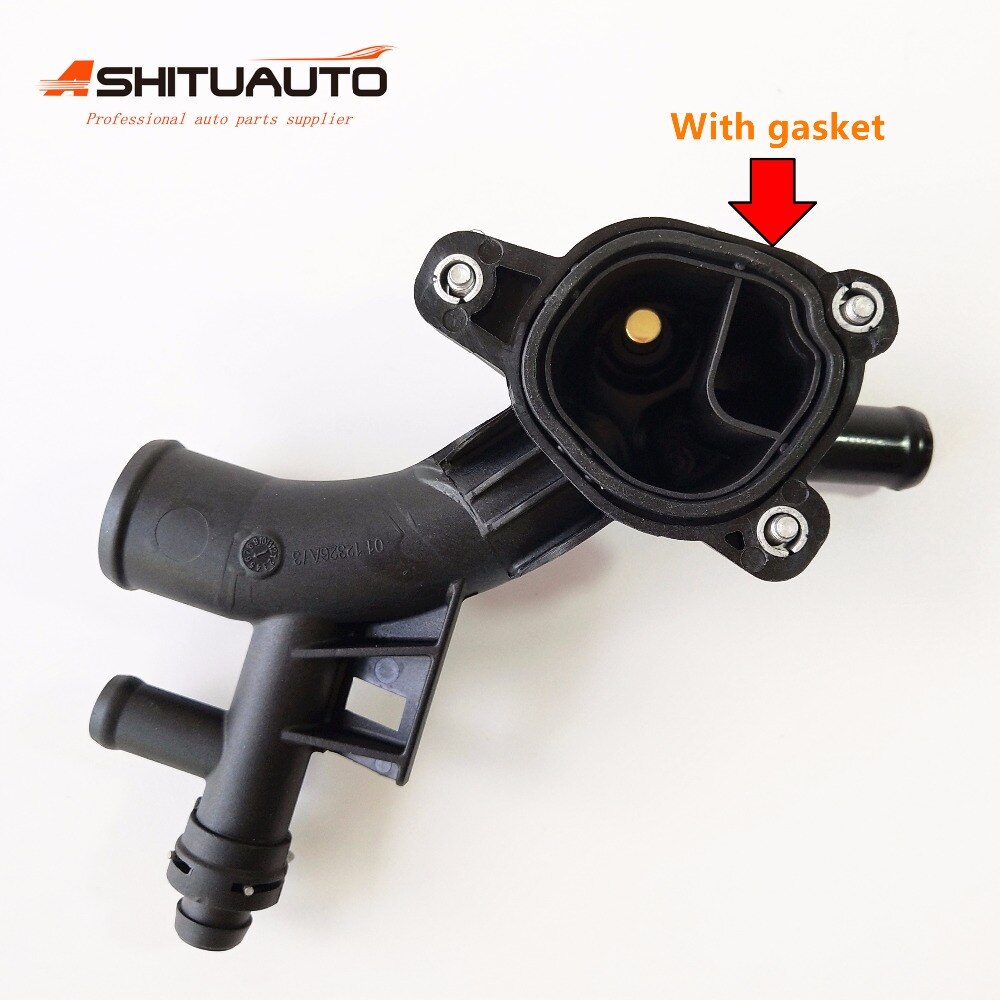 AshituAuto Thermostat Housing Water Pump Outlet For Chevrolet Cruze Sonic Trax Buick Encore 1.4T OEM#25193922 55565334 1338030