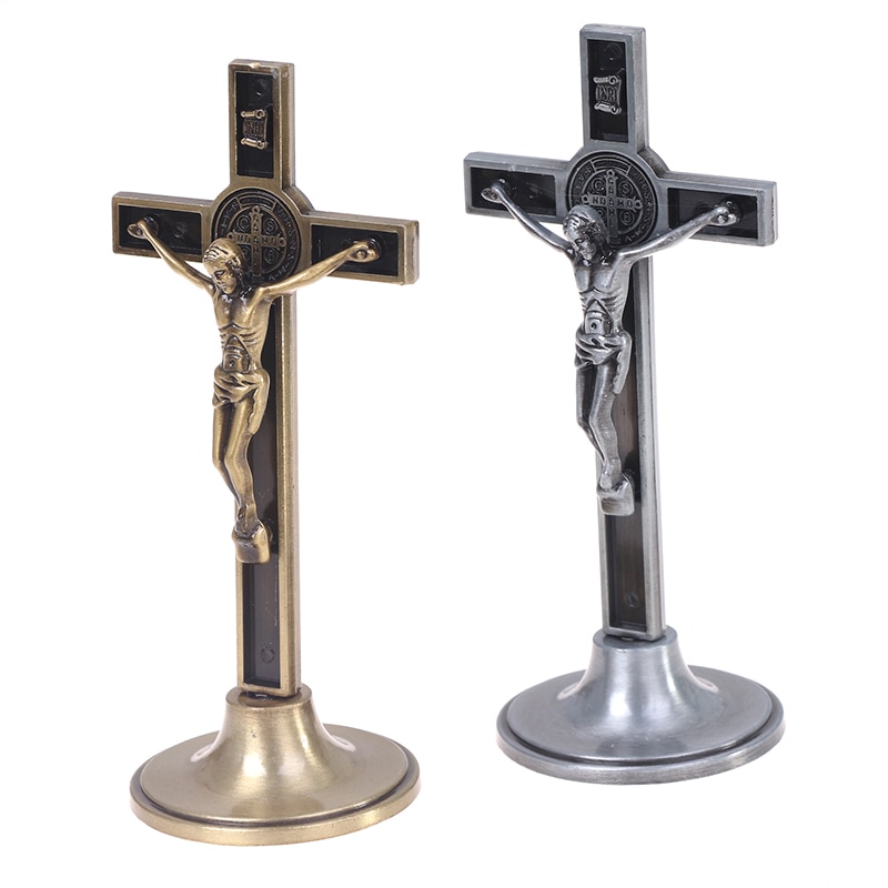 Kirke relikvier jesus på stativet kryds væg korsfæstelse antik hjem kapel indretning 1pc