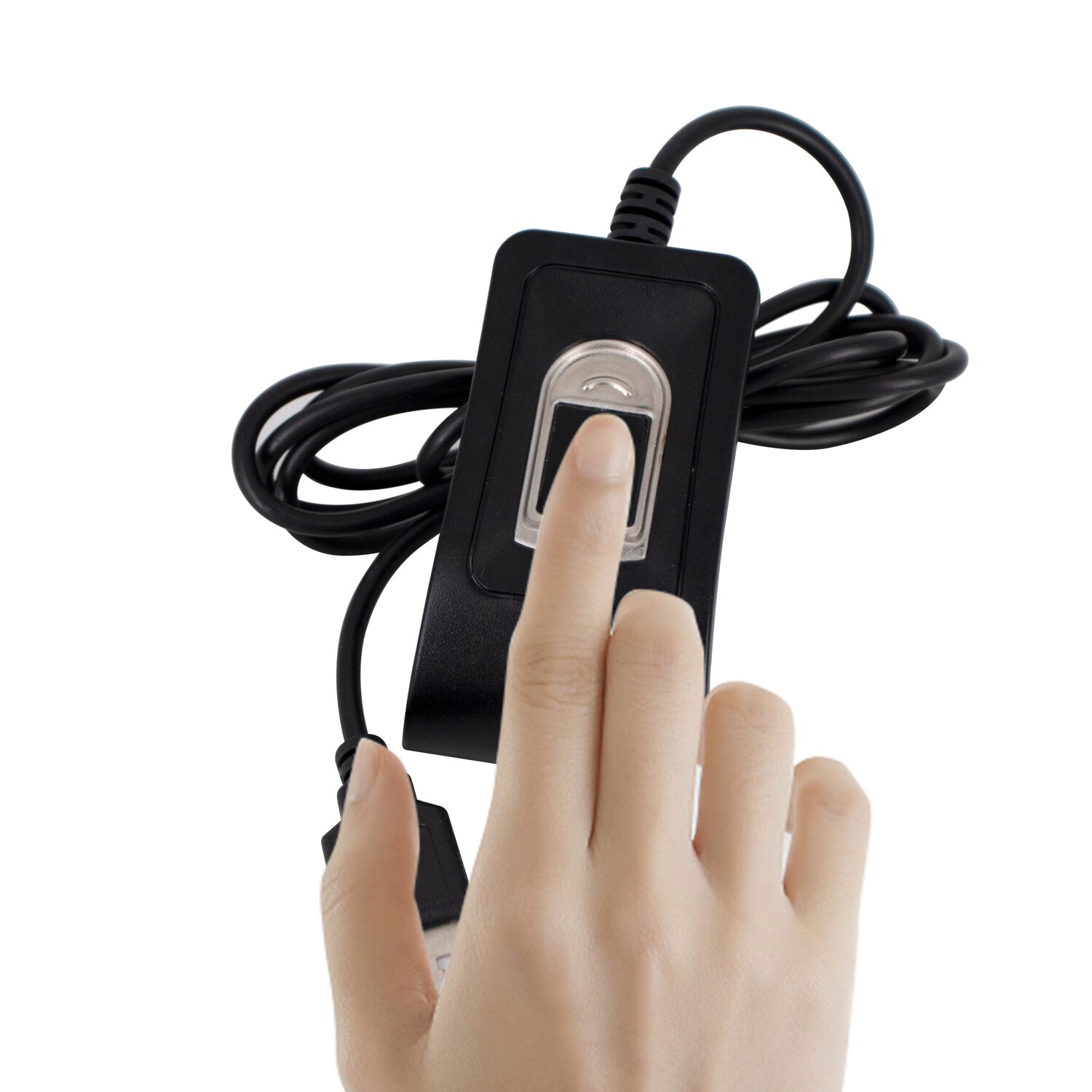 Kompakt usb fingeravtrykksleser skanner pålitelig biometrisk tilgangskontroll fremmedsystem fingeravtrykkssensor