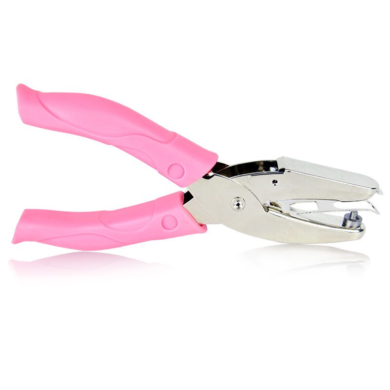 DIY Cute Circle Star Heart Hole Punch Scrapbook Paper Puncher Kawaii Single Hole Punches Craft Shape Cutter Perforator