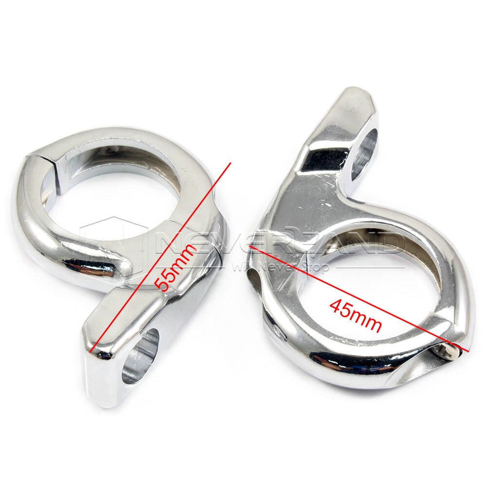 Aluminium moto 1 pouce 25mm clignotant lumière guidon support de montage pince-On rétroviseur adaptateur de montage: Argent