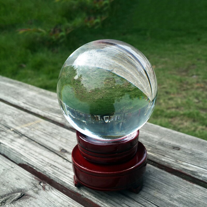 60/70/80Mm Crystal Ball Fotografie Fengshui Magic Glas Bal Home Decor Glas Sphere Bola De Cristal