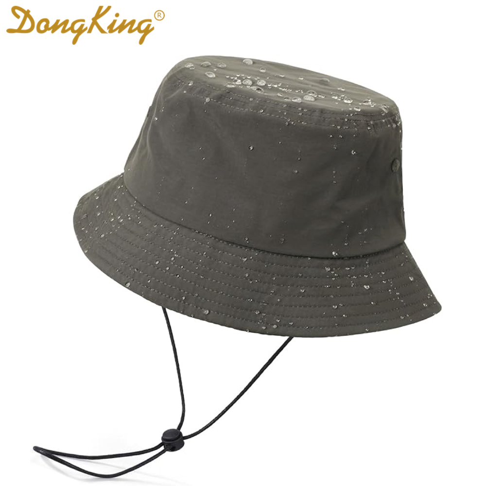 Sombreros de cubo impermeables a prueba de viento para hombres y mujeres, sombrero de lluvia ligero, xx-grande, senderismo, Camping, UV/UPF, 50 empaquetable