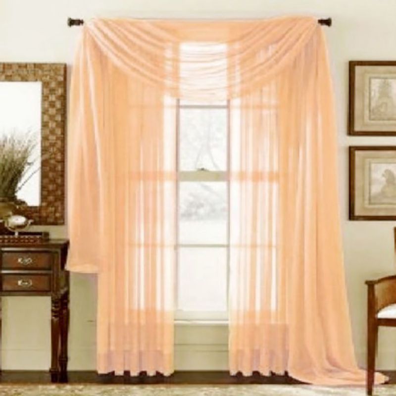 1pc 100*200cm Neue Einfarbig Voile Schiere Vorhang Panel Fenster Vorhänge Europa Fenster Tüll Vorhänge Wohnzimmer zimmer Dekoration: NO. 6
