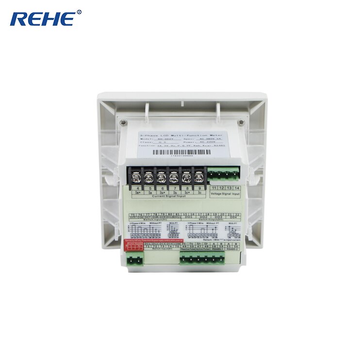 REHE RH-3D2Y 120*120MM LCD Three Phase Digital Multimeter Digital Meter Handheld Digital Multimeters