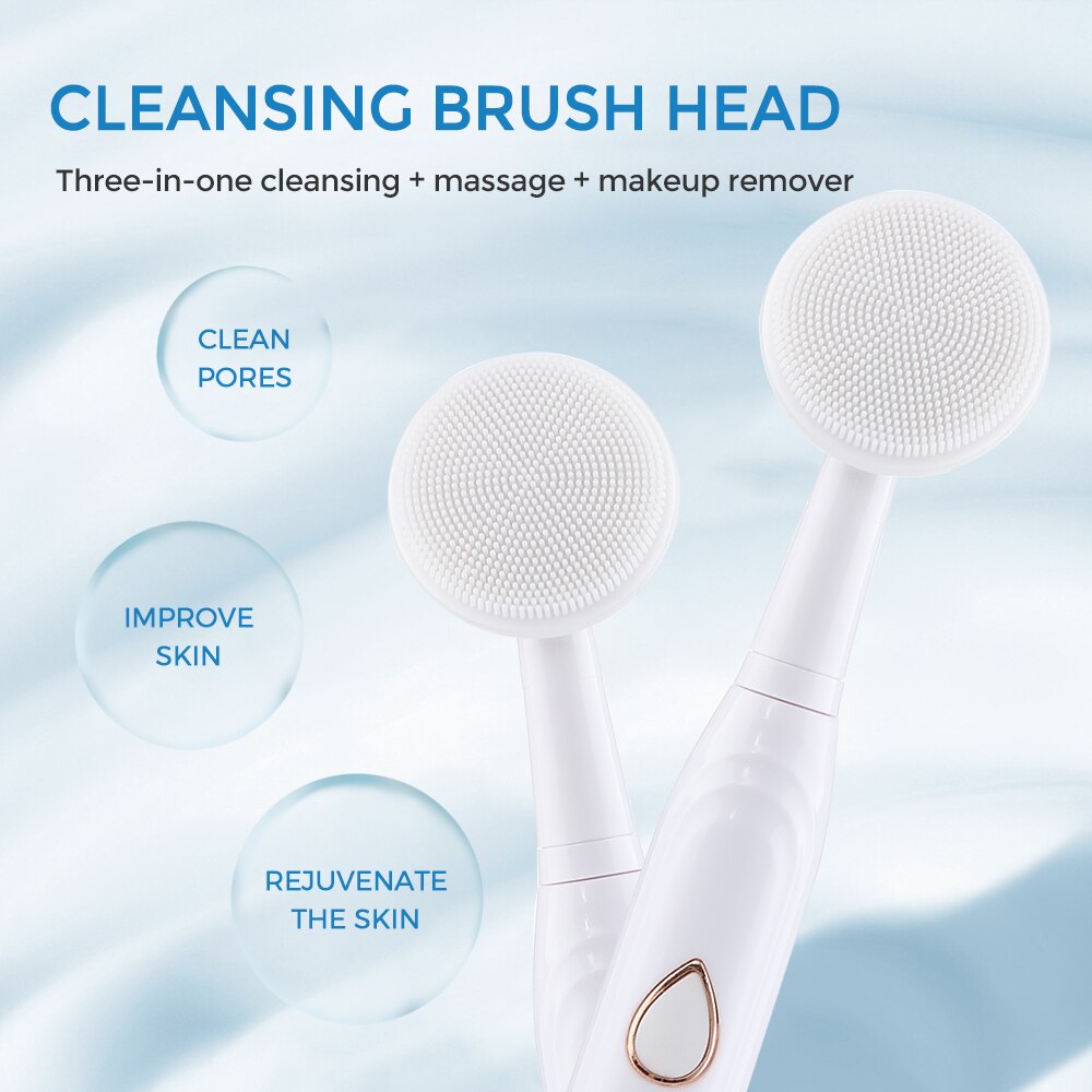 3 in 1 Schall- Elektrische Zahnbürste Gesichts Reinigung Pinsel Gesicht Vibration Heben Massgager Oral Pflege Zähne Aufhellung