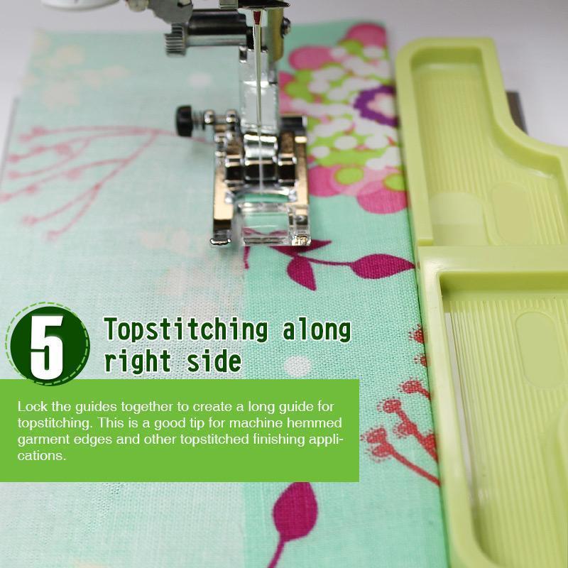 Multi Functional Interlock Guide Grid Measure Keeper Template Sewing Seam Guide Positioning Plate Sewing Machine Accessories