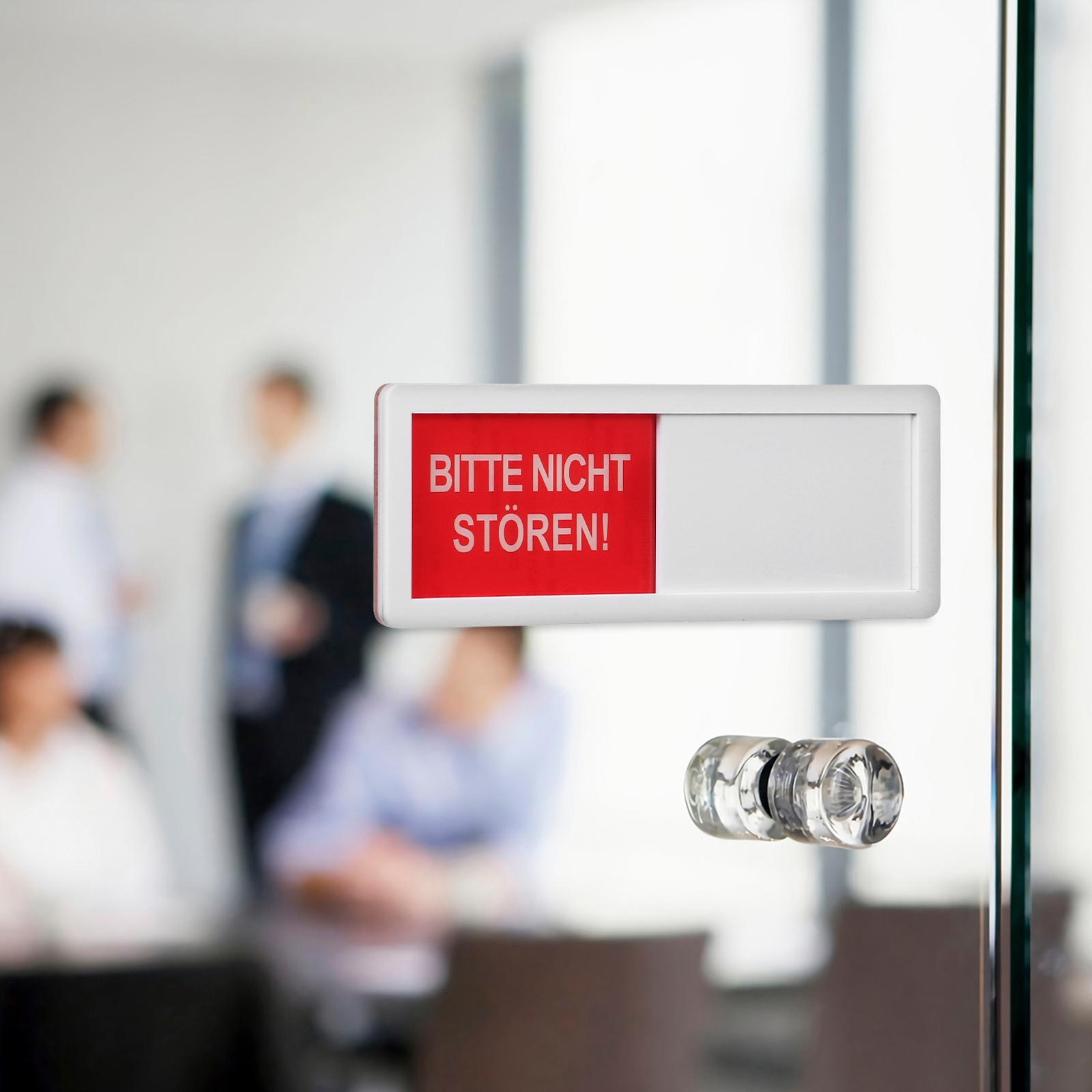 2 Pcs Sliding Privacy Door Sign Office Vacant Indicator Toilet Bathroom Signs Sliders Occupied The Disturb for