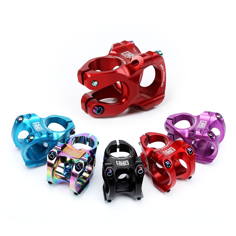 559 TANKE HONSUN MTB 35mm Stem CNC 31.8mm Handlebar Bicycle ultralight 0 Degree Rise FR AM Enduro 28.6mm Steer road Bike parts