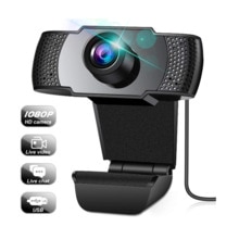 Bentoben Video Record 1080P Webcam Met Microfoon Handmatige Focus Full Hd Webcam Met Statief Voor Desktop Pc Camera