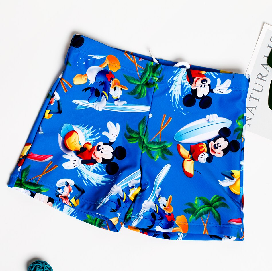 Badebukser til drenge sommer strand shorts trykt tegneserie stribe / haj / mk badebukser børn drenge badedragt