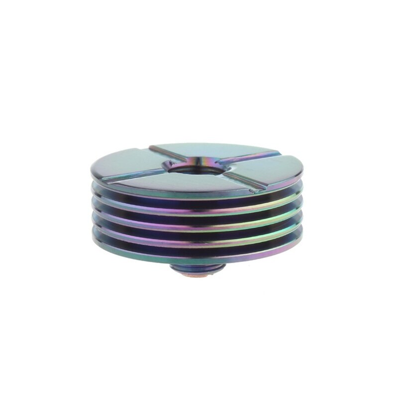 Yuhetec 22mm/24mm/ 25mm 510 do dissipador de calor finned para o atomizador: Rainbow color / 22mm 1PCS