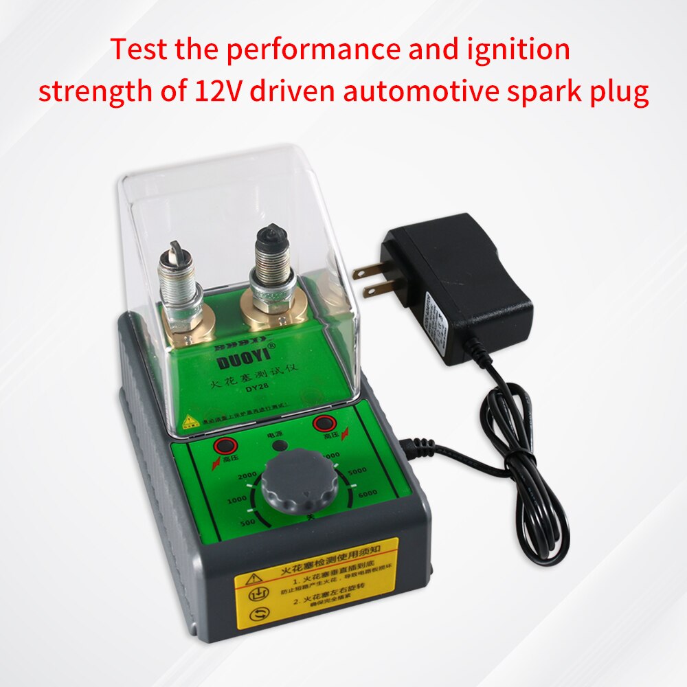 ANCEL Car Spark Plug Tester Auto Adjustable Double Hole Detector Ignition Tester | UK