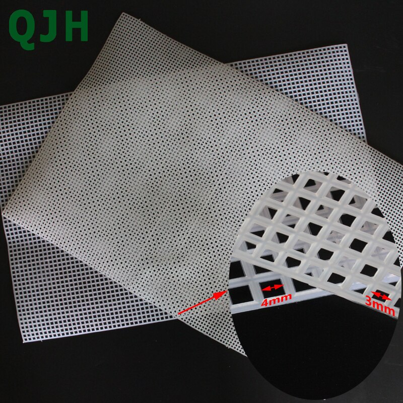 2 size 50*33cm Square Plastic Mesh Grid for Hook Package Accessories Car Seat Grid Plate DIY Sewing Tools Material