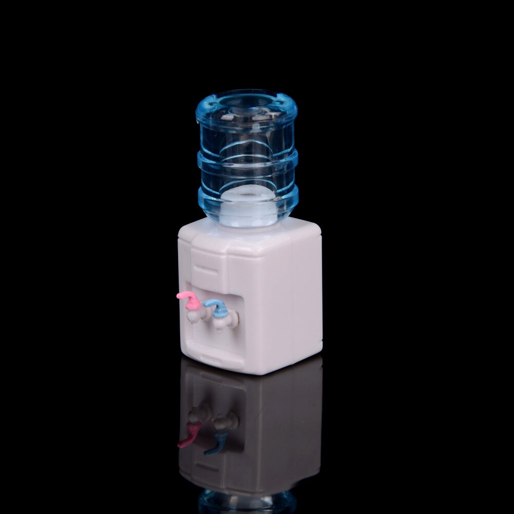 1 stk 1:12 skala plast drikkevand springvand vandflasker dukkehus mad køkken stue tilbehør dukkehus miniature legetøj: 1