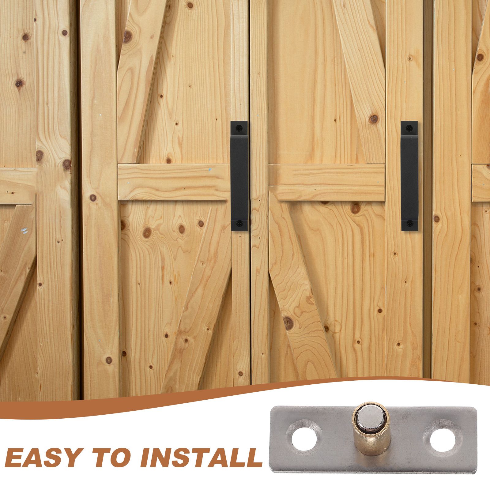 2Stck Schiebetür Positionierer Rolle Boden führen für Scheune Schrank Türen Einfache Installation Praktische Verwendung Tür Rolle führen