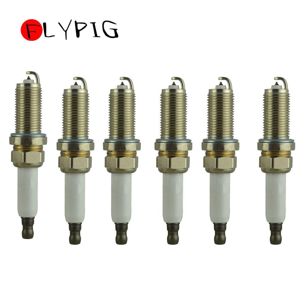 FLYPIG bujías para BMW SAAB 2006 + 3-5-X serie E60 E90 N51 N52 6x FR7NPP332 12122158253, 12120032138