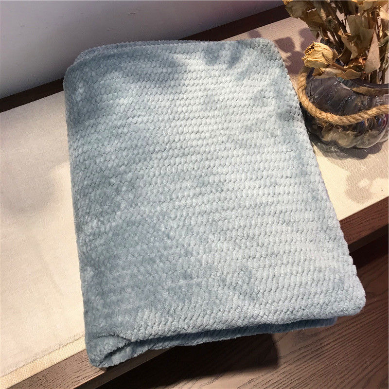 pled na łóżka koralowe koce polarowe szary kolor pledy pojedyncze/królowa/król flanelowe narzuty miękkie ciepłe koce na łóżko: D / 200X230CM