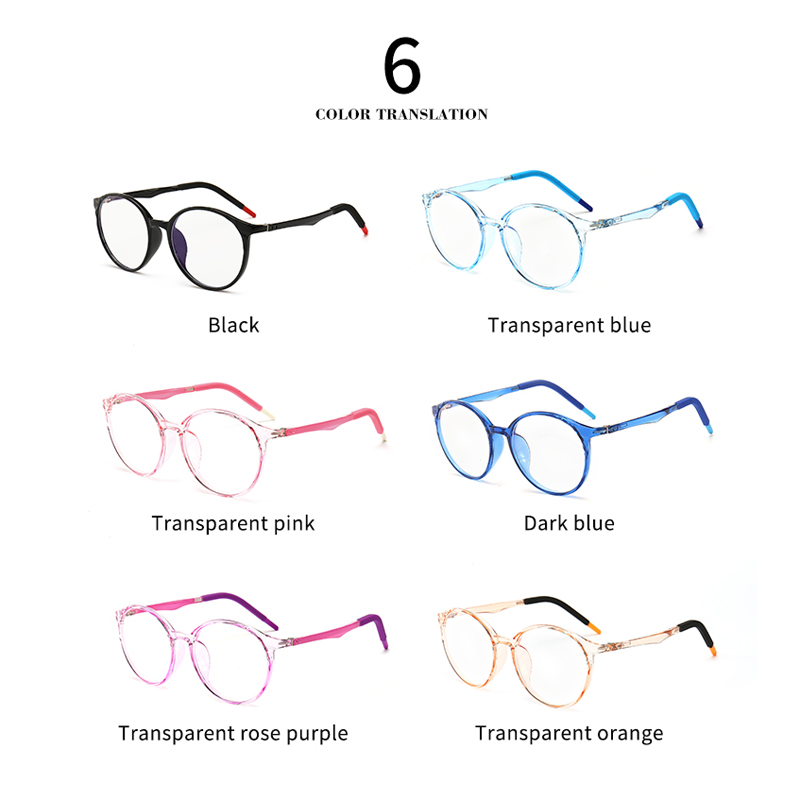 Vcka børn anti-blå lys brille ramme ultralette briller børn  tr90 silikone dreng computer pige spil beskyttelsesbriller