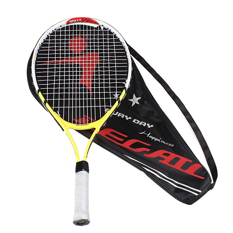 Raquetas de tenis para adolescentes, de aleación de aluminio, para entrenamiento de niños, para playa, con bolsa de transporte, 1 par