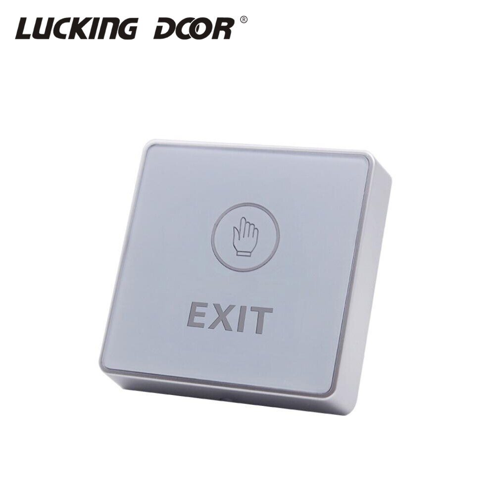Bouton de sortie tactile rétro-éclairage bouton de dégagement de porte pour système de contrôle d'accès de porte ouverte adapté à la Protection de sécurité à domicile