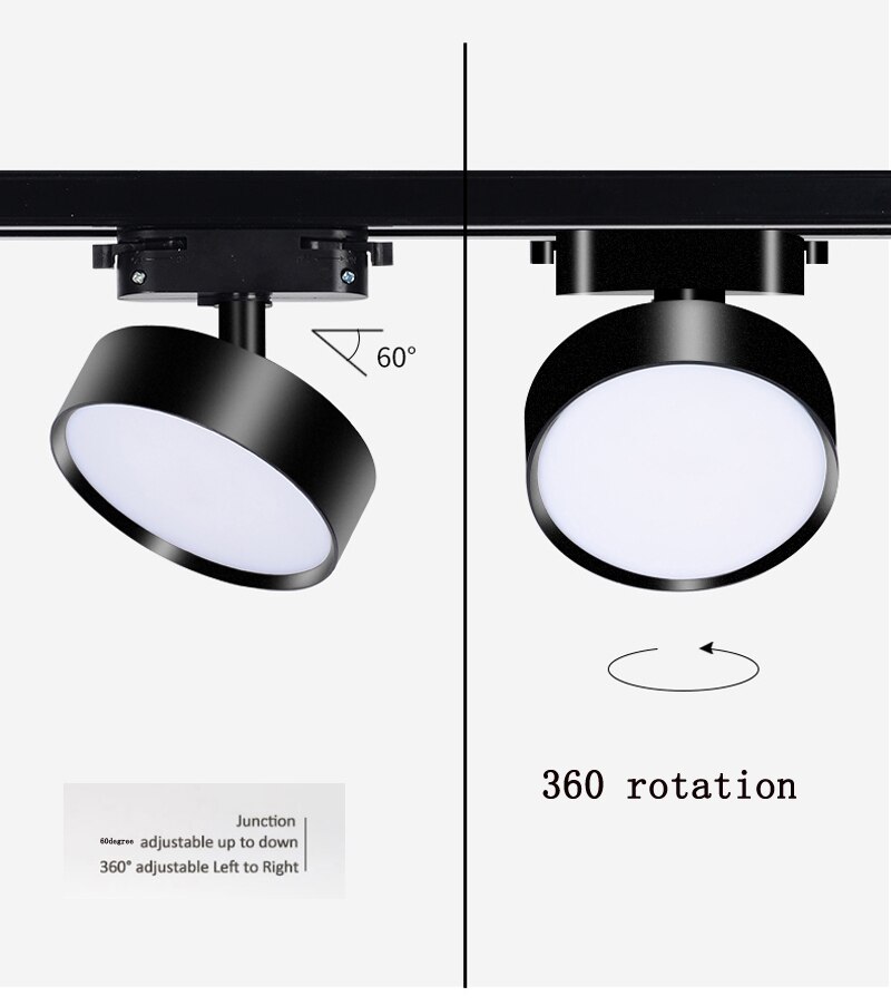 9w 12w 18w ledet kolbe skinne lys aluminium tak skinne skinne belysning få øye på skinne spotlights erstatte halogen lamper  ac220v
