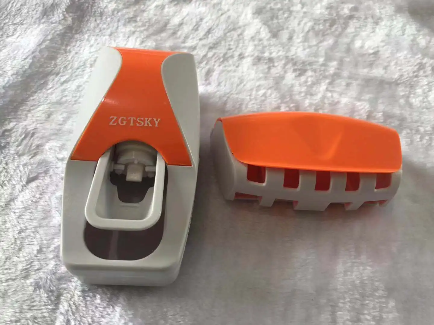 Badkamer Accessoires Automatische Tandpasta Dispenser Stofdicht Tandenborstelhouder Wall Mount Stand Tandpasta Knijpers Tand: Army Green