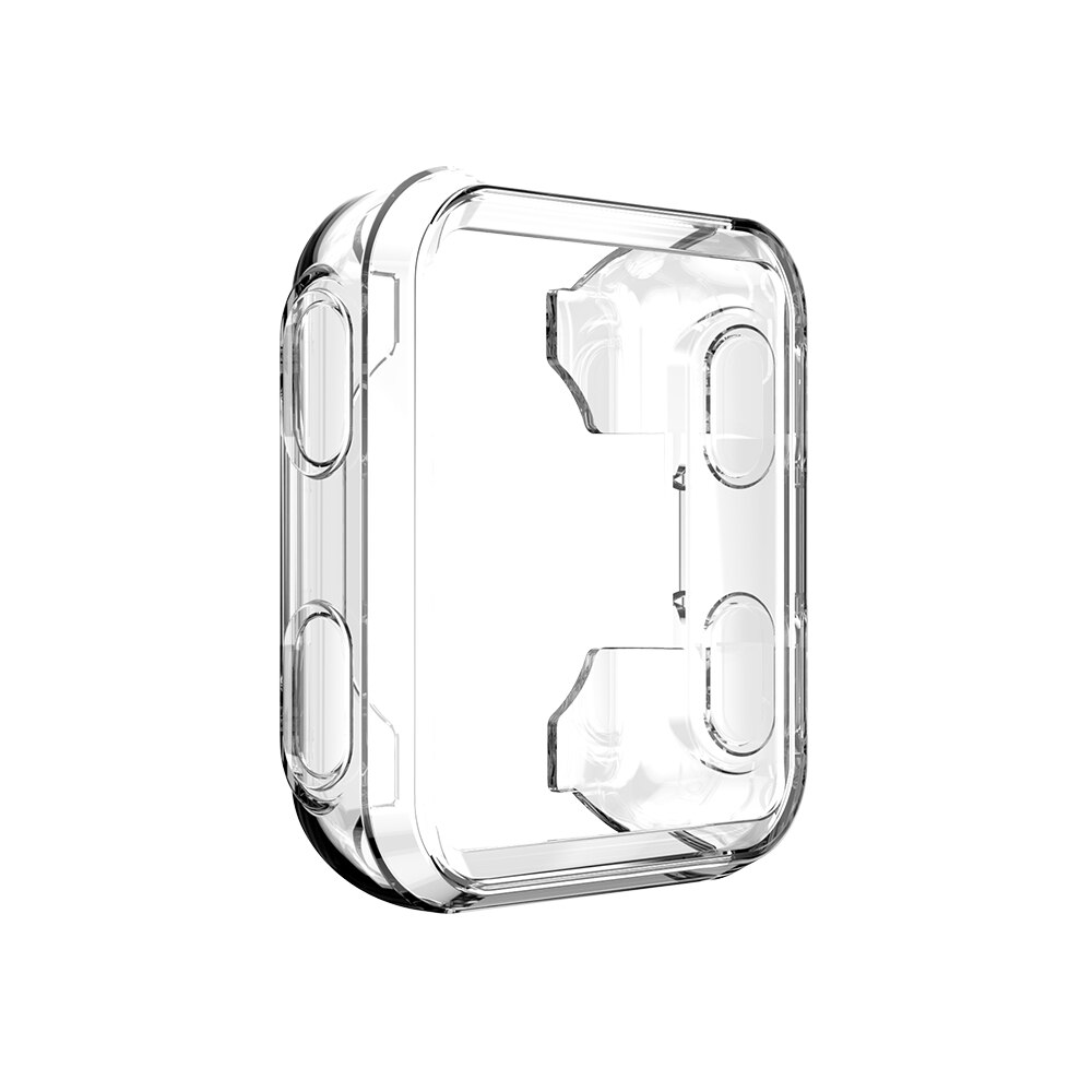 Tpu Beschermhoes Cover Voor Garmin Forerunner 30 35 Horloge Gevallen Protector Shell Frame Accessoires: Transparent Wihte / Forerunner 35