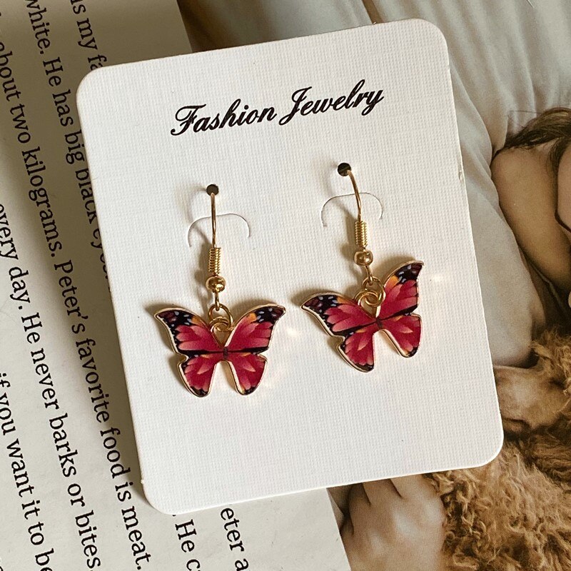 Collier Style coréen pour femmes, pendentif papillon, joli bijou de cou, , directe: G