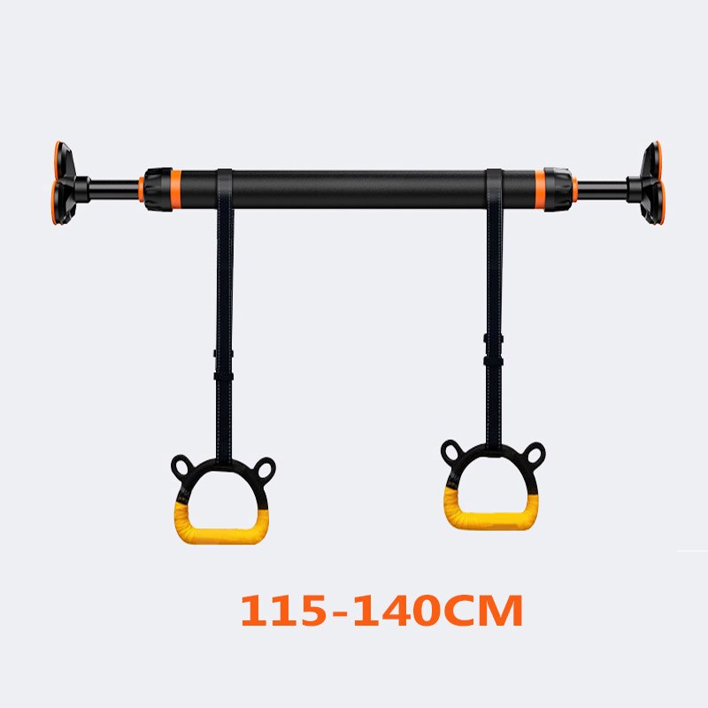 Indoor Wall-Mounted Inner Door Horizontal Bar 200KG Weight Bearing Exercise Gym Adjustable Stainless Steel Fitness Equipment: b3