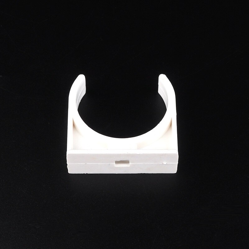 10pcs 20/25/32/40mm PVC Pipe Clamp White/Grey PVC U-Type Clamp Home Garden Irrigation PVC Fittings