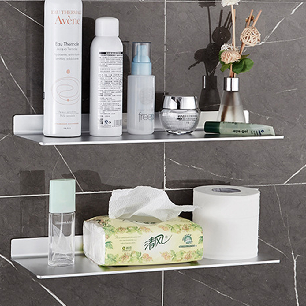 Pequeña estante flotante de pared de metal: estante de pared de metal, estante flotante negro, estante de baño pequeño, estantes de exhibición para almacenamiento de pared