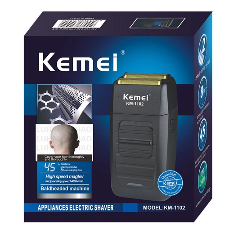 barber Powerful Shaver Shaper foil electric shaver head shaving machine electric razor stylists finishing tool rechargeable