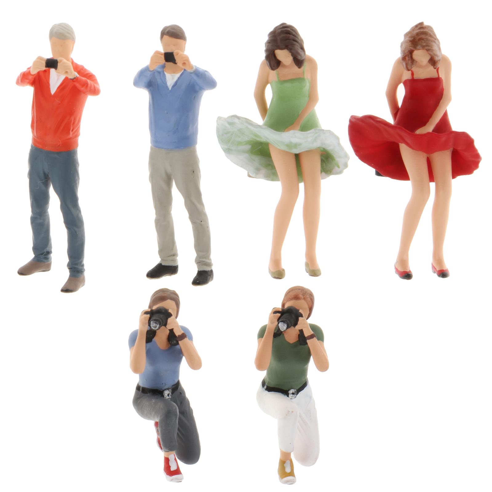 1:64th Figures Model Men People for Miniature Scenes Diorama Decoration Accessories