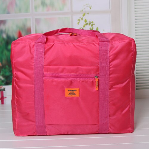 Sac de voyage pliable de grande capacité sac de rangement de voyage Portable pochette de bagage pliante en Polyester imperméable: c