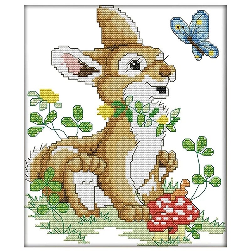 DIY Cross Stitch Kits Stamped Of Patterns Embroidery Starter Kits For Adult Beginners And Kids DIY 10.2X13 Inch: Default Title
