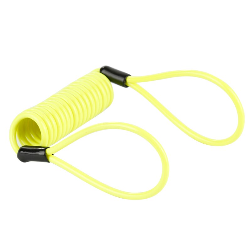 Telescopic Wire Rope Steel Lock Anti-theft Safety Lock Bicycle Spring Reminder Protective Lock For Motorcycle Scooter Motorbike
