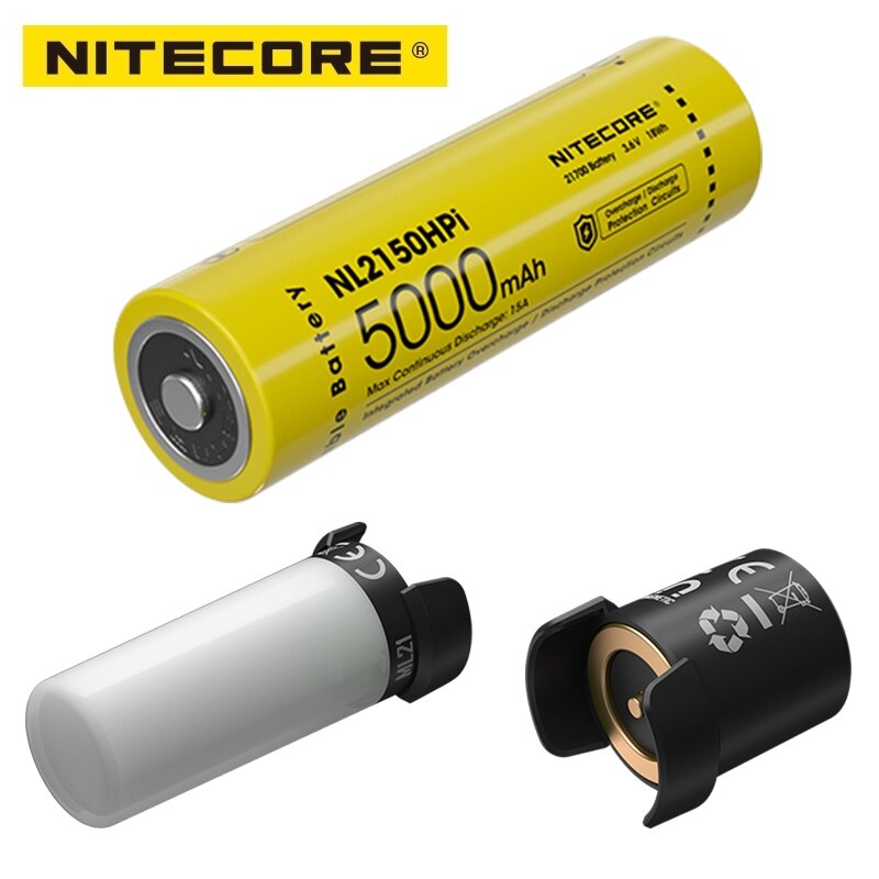 NITECORE 3-in-1 21700 Intelligent Battery System NL2150HPi Rechargeable Battery+ MPB21 Powerbank+ML21 High CRI LED Camping light: Option 1