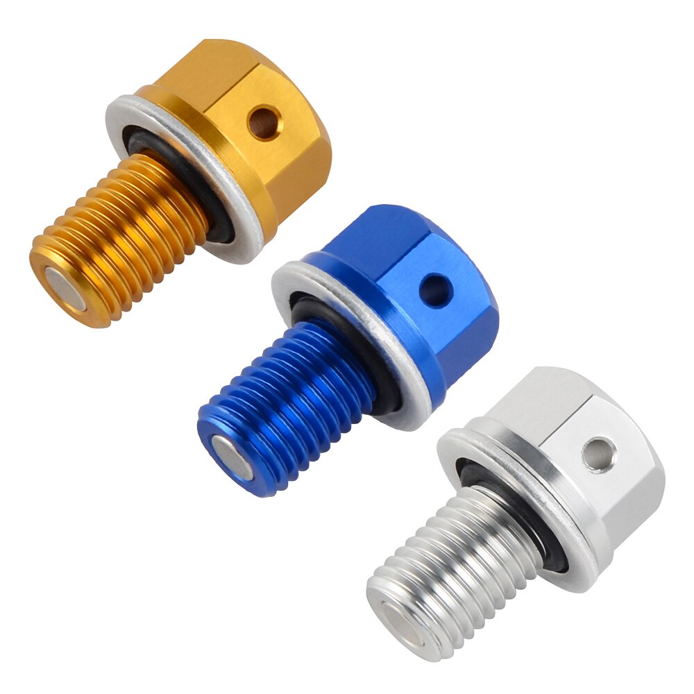 M10x1.25 Oil Drain Bolt Screw For Yamaha YZ125 YZ250F YZ450F YZ125X YZ250FX YZ450FX WR250F WR450F 01-19 For Suzuki DRZ400S/E/SM