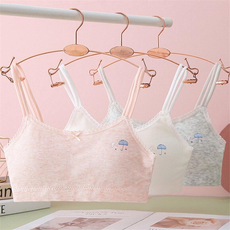 Tops para niñas adolescentes, ropa interior de 12 años, 15 lencería, sujetadores de entrenamiento deportivo, camiseta sin mangas, carta de amor