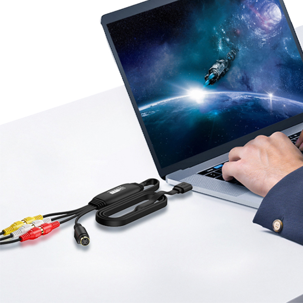 USB Video Capture Card VHS VCR TV DVD USB To AV Video Capture Adapter RCA To USB Video Converter for /PC